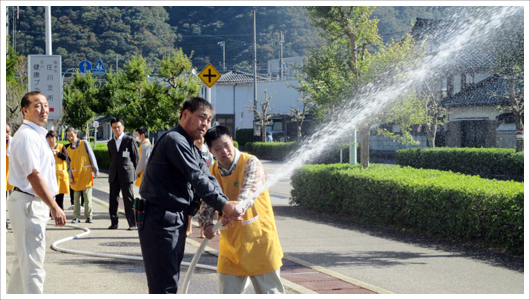 庄川支所合同避難訓練